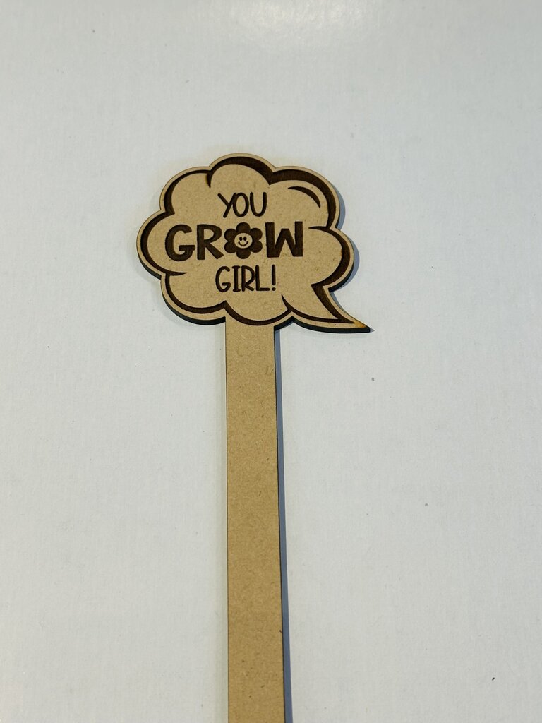 Plant Stake - You Grow Girl