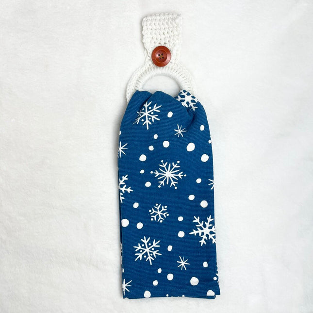 Hanging Towel Set - Snowflakes