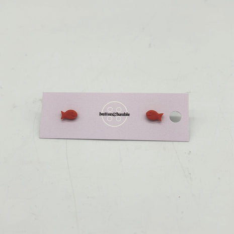 Mini Fish Stud Earrings