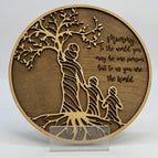 Special Walnut Backer - Fruitwood Top - 2 children