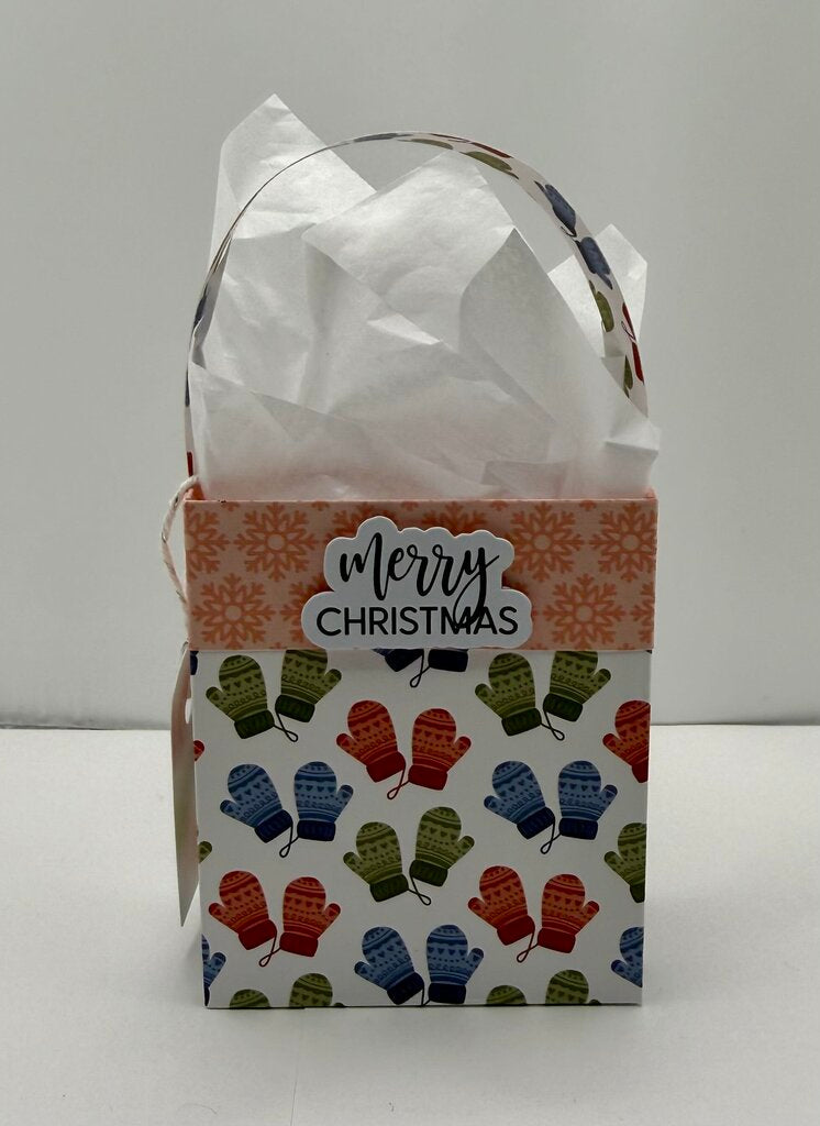 Mini Gift Bags - Merry Christmas Mittens