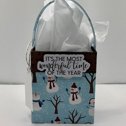 Mini Gift Bags - It's The Most Wonderful Time.... Snowmen