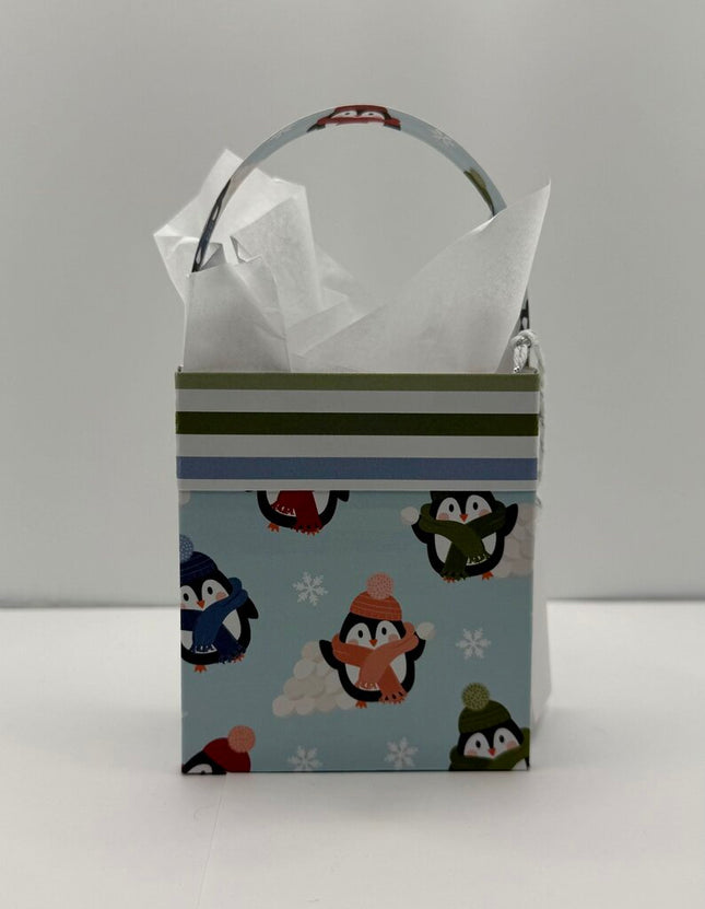 Mini Gift Bags - Penguins Scarf/Hat