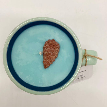 Blue Spruce (Moose Mug) - Mug Candle - 100% soy wax
