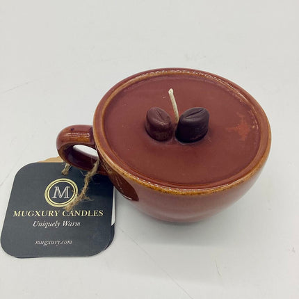 Espresso (Brown Ceramic) - Mug Candle - 100% soy wax