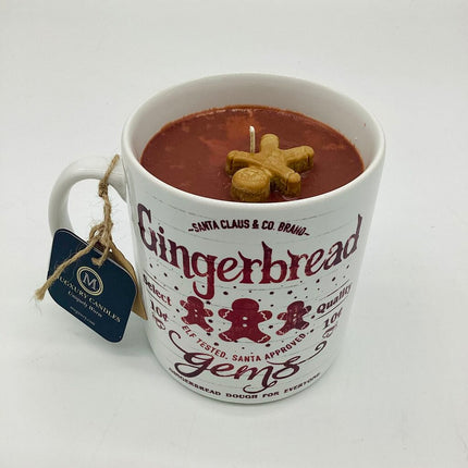 Gingerbread (Ginger Gems Giant Mug) - Mug Candle - 100% soy wax