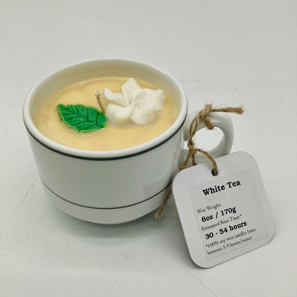 White Tea (Dudson Fine China) - Mug Candle - 100% soy wax
