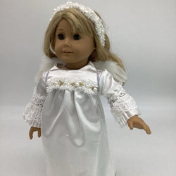 White angel dress with wings and headband - view 3
