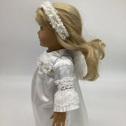 White angel dress with wings and headband - view 5