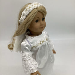 White angel dress with wings and headband - view 6