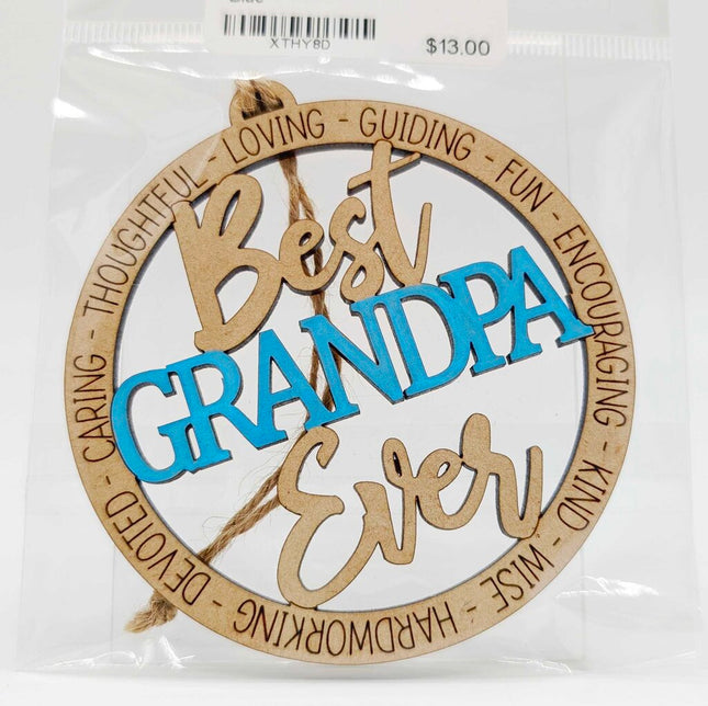 Ornament - Grandpa - Light Blue