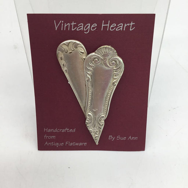 Heart Pin from Flatware W