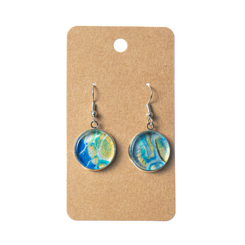 Drop Earrings Round Shape