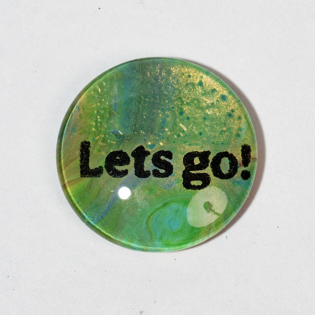 1 3/8" Lets go! Magnet