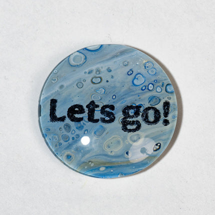 1 3/8" Lets go! Magnet