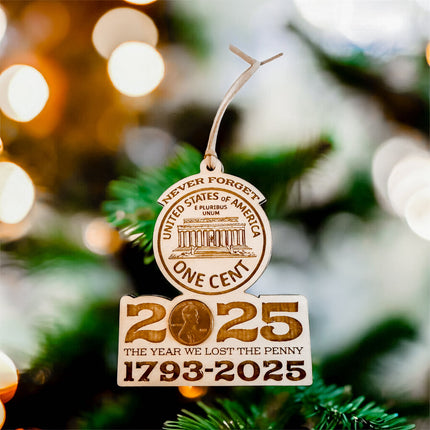 The Year we Lost the Penny Ornament