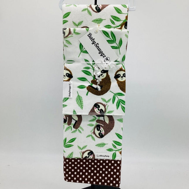 Baby Blanket with Matching Burp Cloth