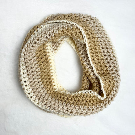 Infinity Scarf - Sweet Roll Peanut Butter