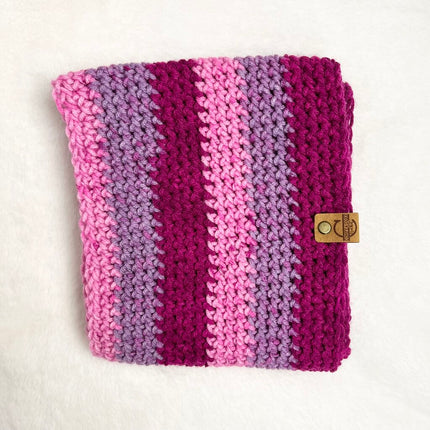 Infinity Scarf - Sweet Roll Raspberry Swirl