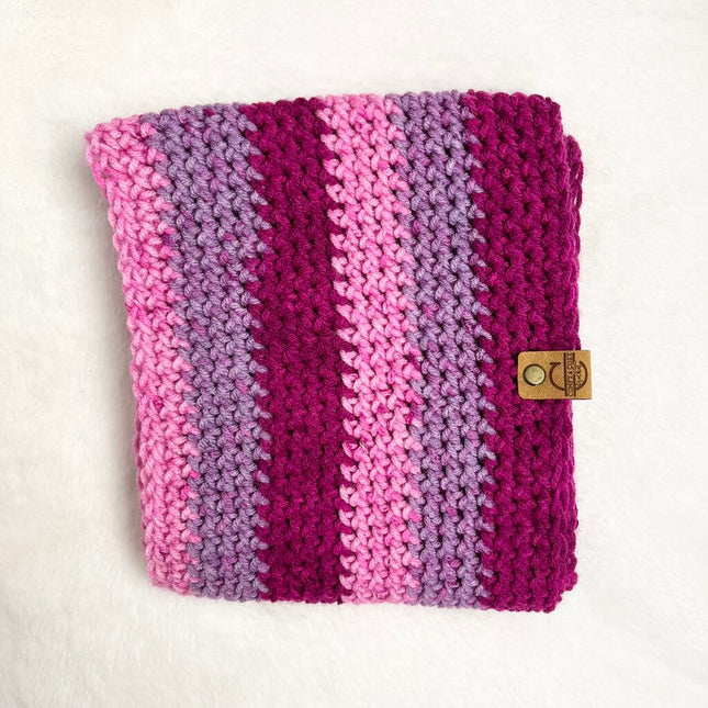 Infinity Scarf - Sweet Roll Raspberry Swirl