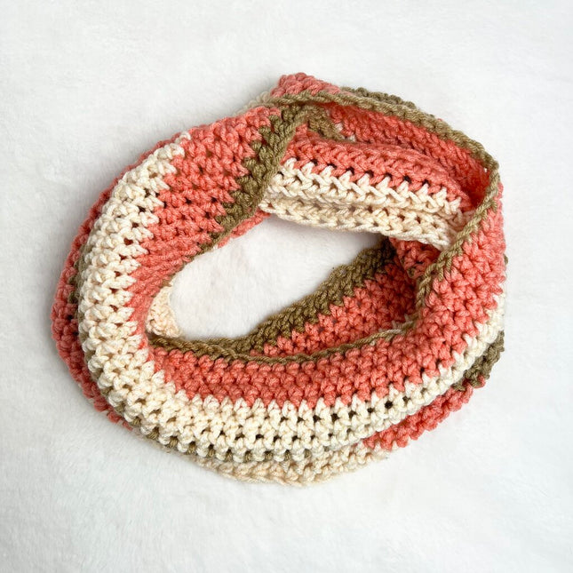 Infinity Scarf - Sweet Roll Cheesecake