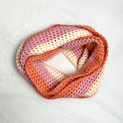 Infinity Scarf - Sweet Roll Peaches & Cream