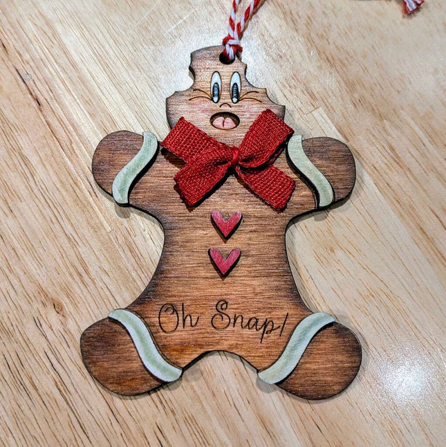 Ornament - Gingerbread Oh Snap!