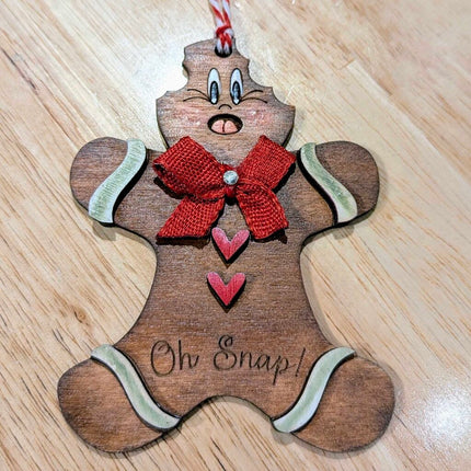 Ornament - Gingerbread Oh Snap!