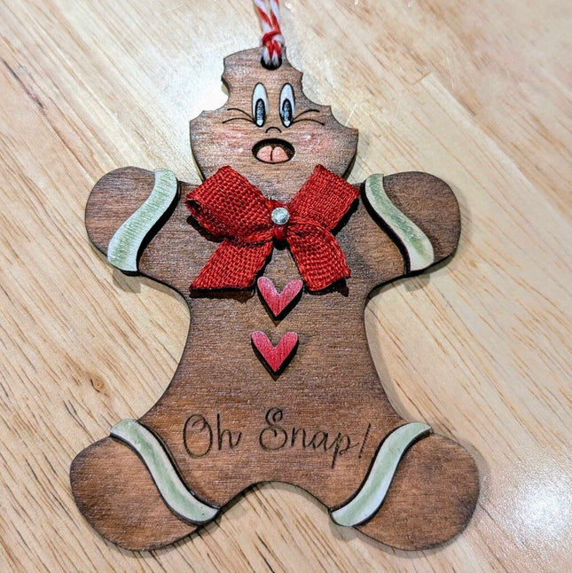 Ornament - Gingerbread Oh Snap!