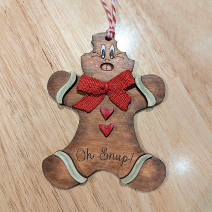 Ornament - Gingerbread Oh Snap!