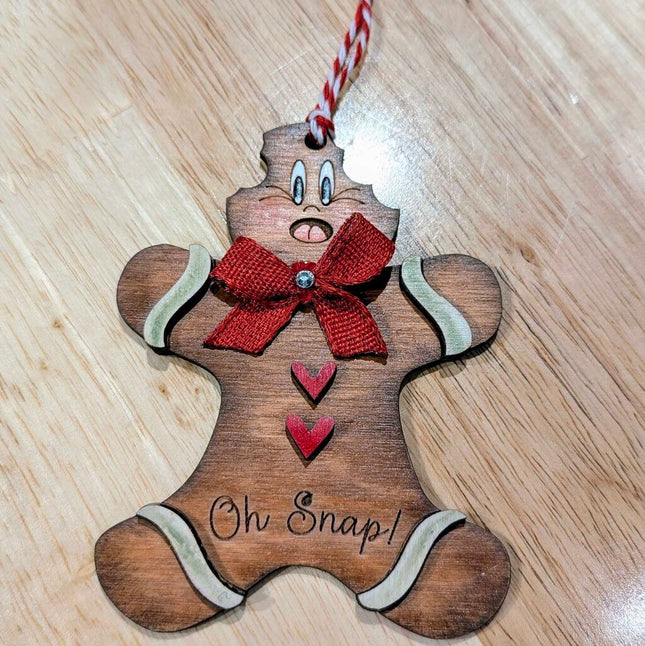 Ornament - Gingerbread Oh Snap!