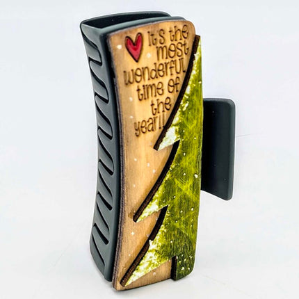 Hair Claw Med - Christmas Tree Interchangeable