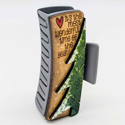 Hair Claw Med - Christmas Tree Interchangeable