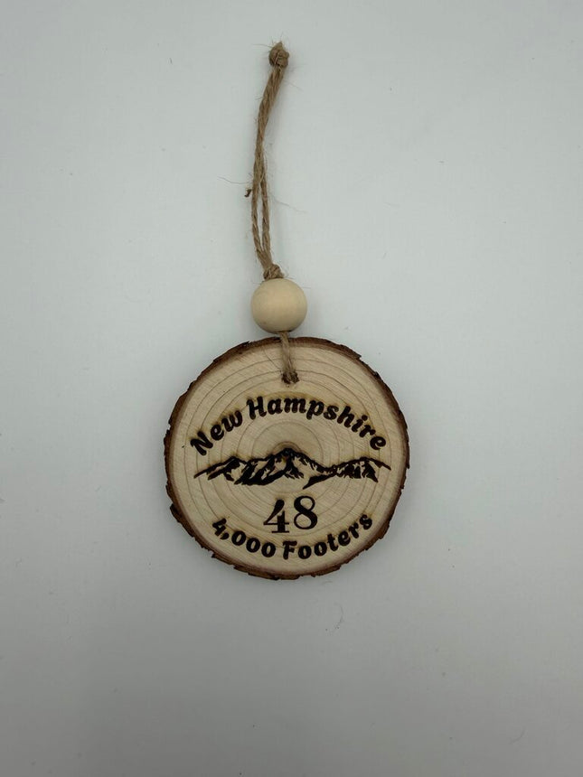 NH 48 Footers Wood Slice Ornament