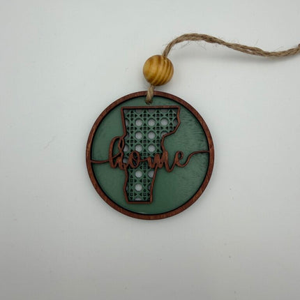 Vermont Rattan Wood Ornament