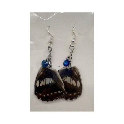 Bottom Wing Pale Green Triangle Earrings