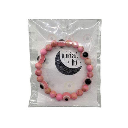 Evil Eye Bracelet - Pink