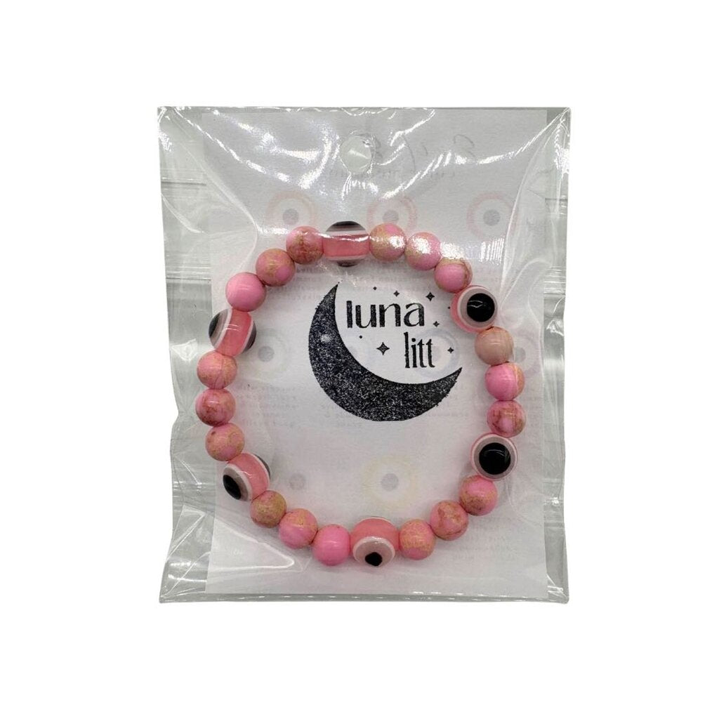 Evil Eye Bracelet - Pink