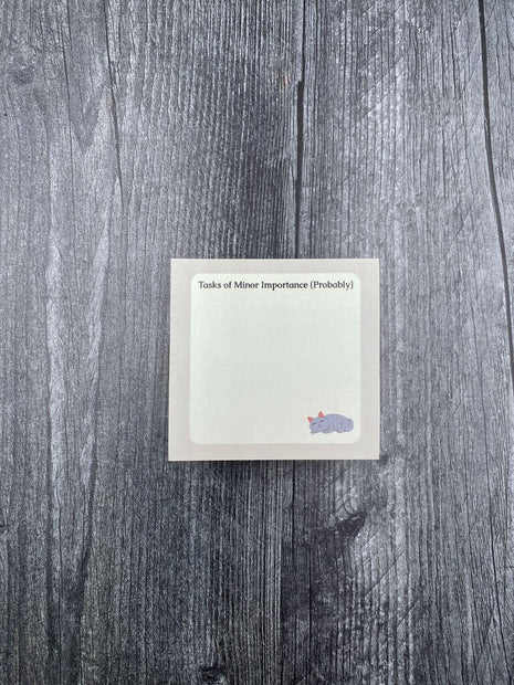 Tasks of Minor Importance (Probably) Sticky Note