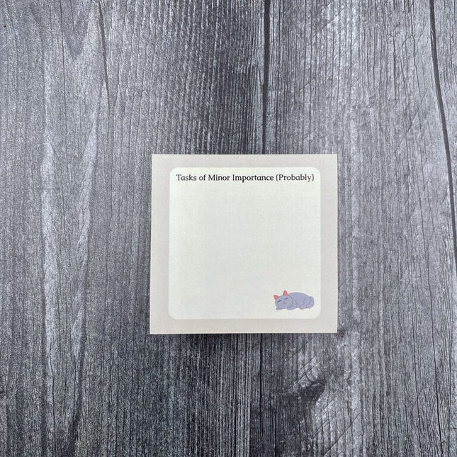 Tasks of Minor Importance (Probably) Sticky Note