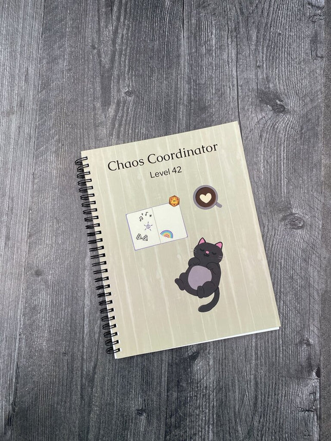 Chaos Coordinator Level 42 Spiral Notebook