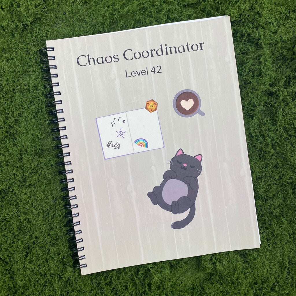 Chaos Coordinator Level 42 Spiral Notebook