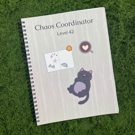Chaos Coordinator Level 42 Spiral Notebook