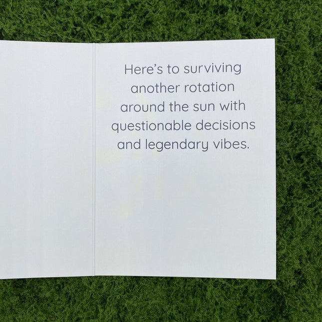 Another Year Wiser? Doubt It. Happy Birthday Anyway. - Snarky Birthday Card