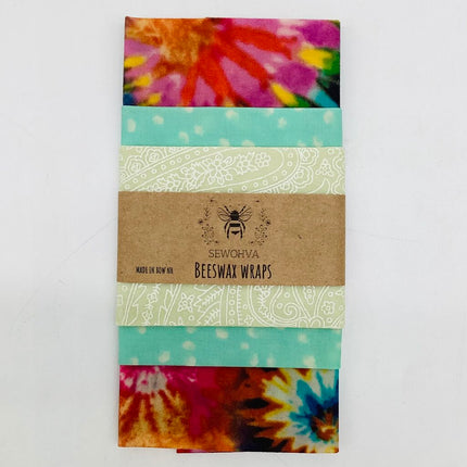 Beeswax Wraps 3 Pack Tie Dye