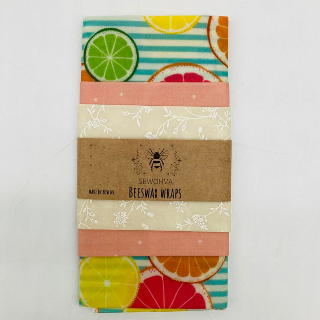 Beeswax Wraps 3Pack Citrus