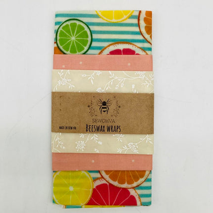 Beeswax Wraps 3Pack Citrus