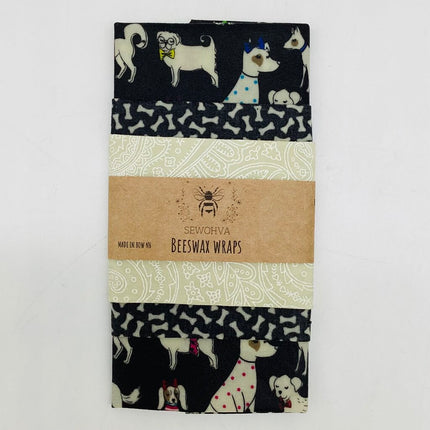 Beeswax Wraps 3Pack Dogs