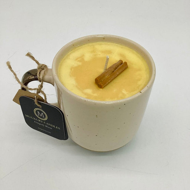 Eggnog (Gold Handle Mug) - Mug Candle - 100% Soy Wax