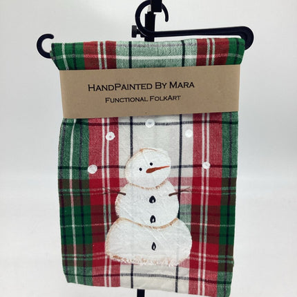 SNOWMAN DISHTOWEL